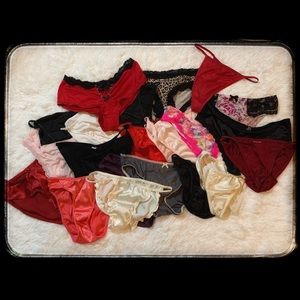 20 pair of silky, shiny panties S/M